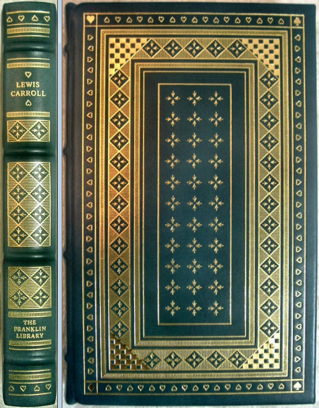 ALICE'S Adventure In WONDERLAND and THROUGH the Looking Glass Franklin Library 1983