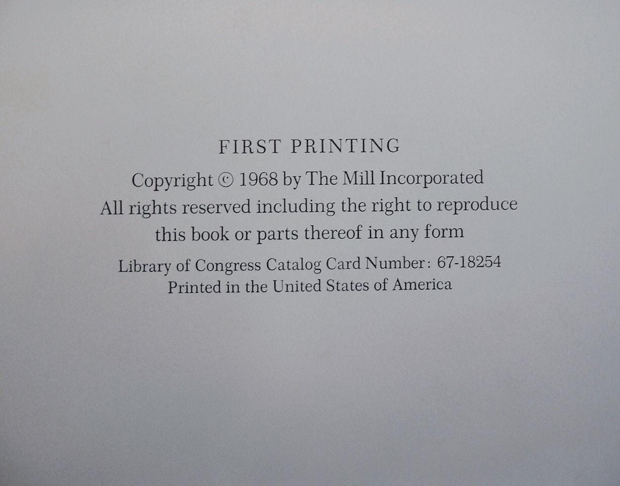 Andrew Wyeth Art Book: First Edition, 1968, Color Prints