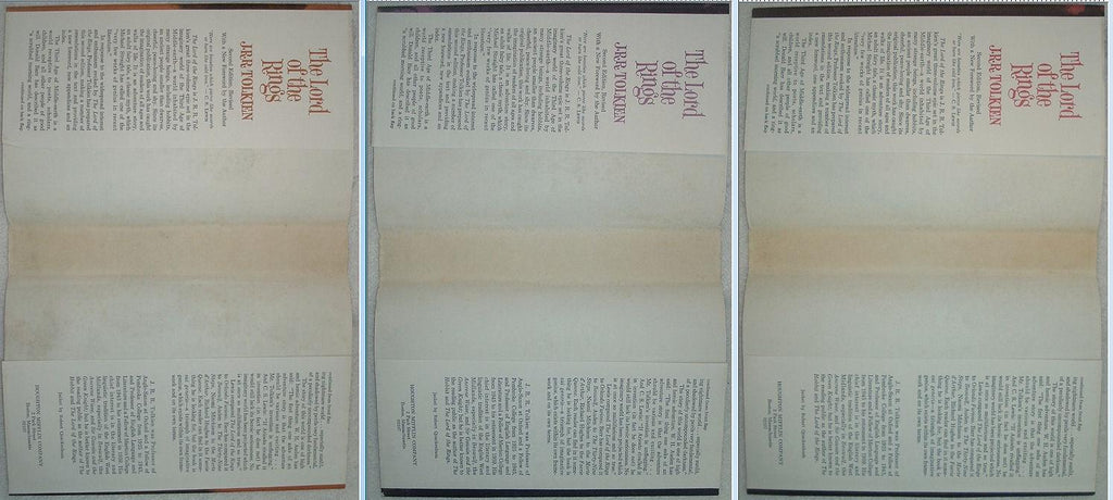 The Lord of the Rings by J.R.R. Tolkien 3 Volume Set with Slip Case 1965 Edition