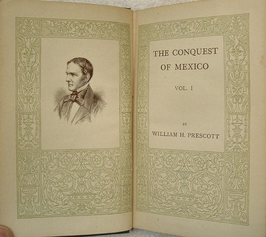 The CONQUEST OF MEXICO by William Prescott Oxford University Press 2 Volume Set 1915