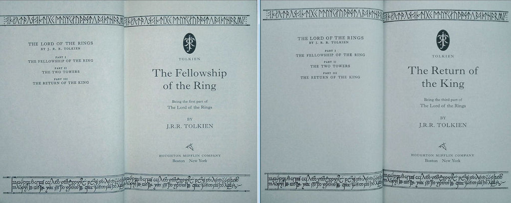 The Lord of the Rings & The Hobbit: Custom Slipcase, Dust Jackets