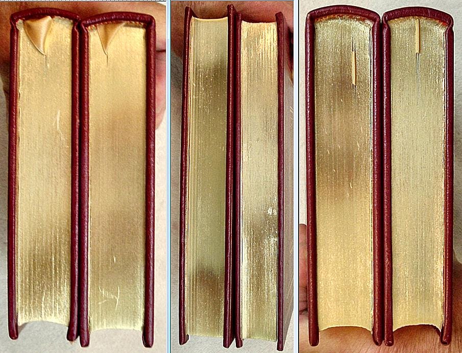 THE FOUNTAINHEAD by Ayn Rand 2 Volume Set Easton Press Leather 1989