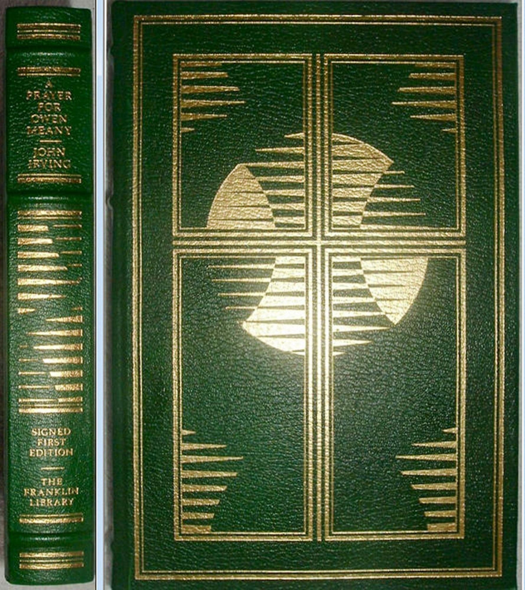 A Prayer For OWEN MEANY by John Irving  Franklin Library Signed First Edition 1989
