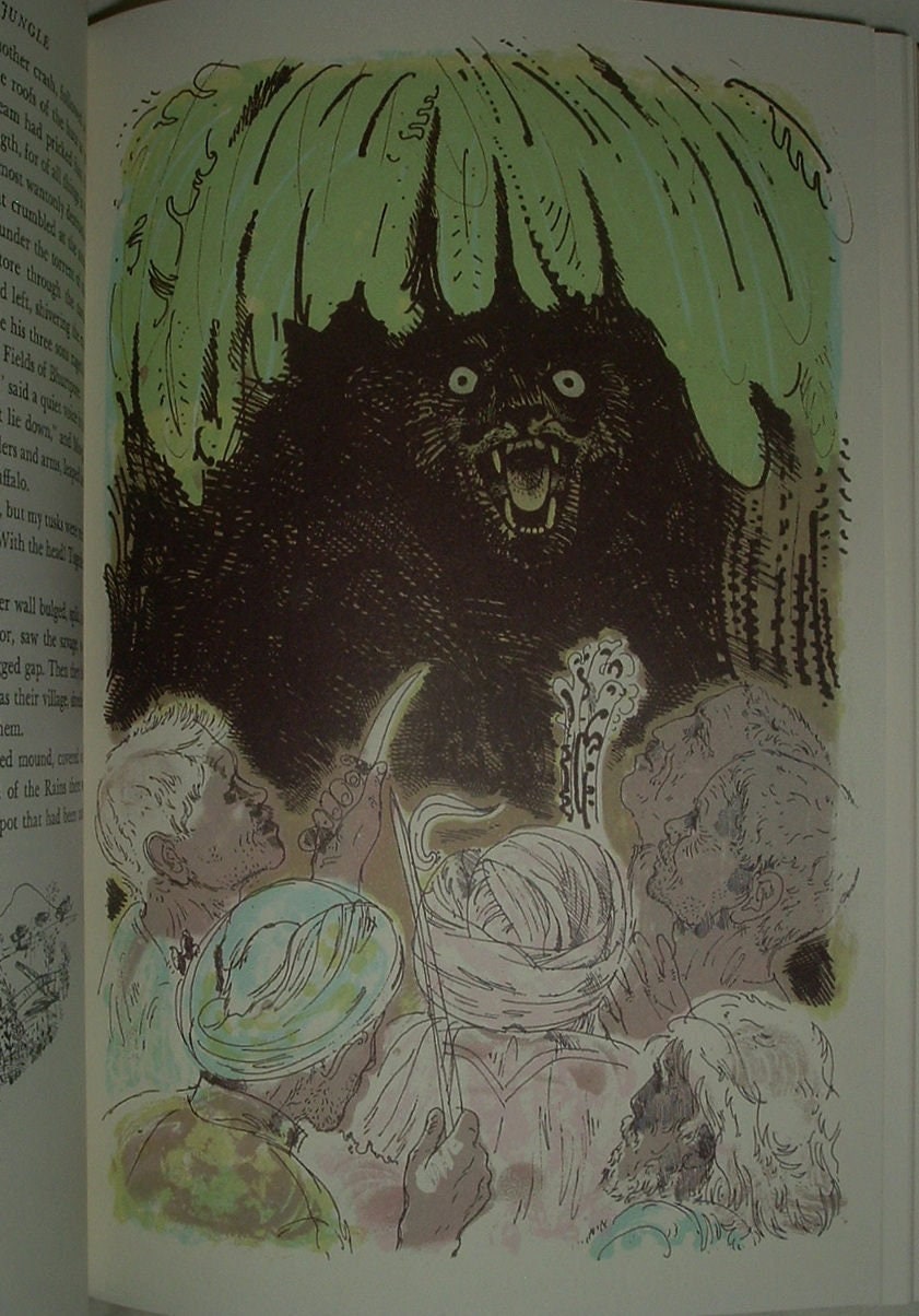 The JUNGLE BOOKS by Rudyard Kipling Easton Press Leather 1980