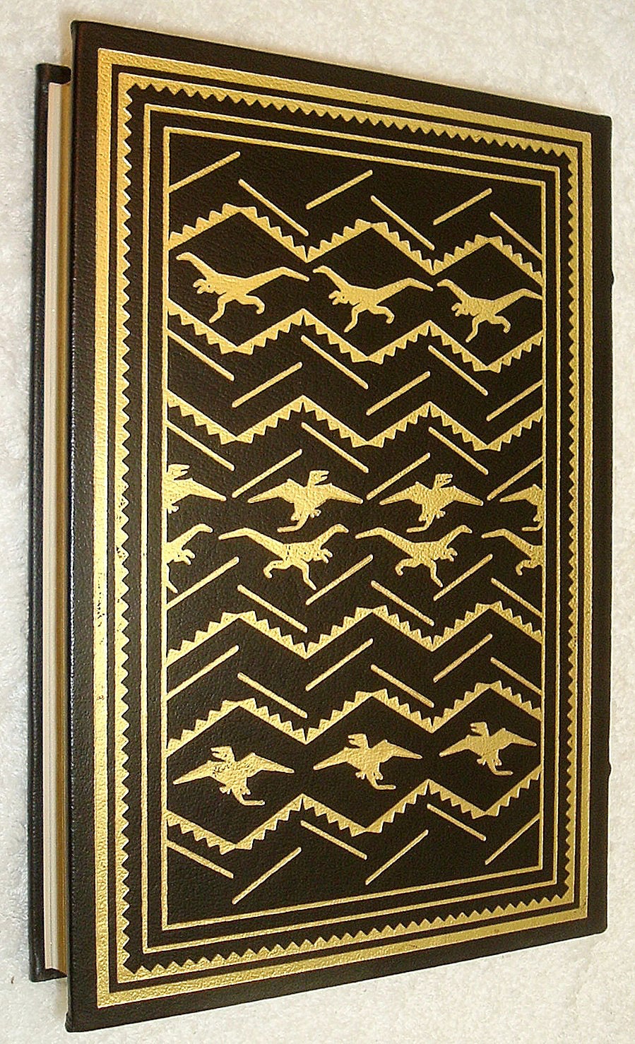 JURASSIC PARK by Michael Crichton Franklin Library Signed First Edition As New 1990