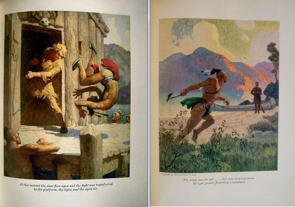THE DEERSLAYER by James Fenimore Cooper Easton Press Leather NC Wyeth Illustrated 1998