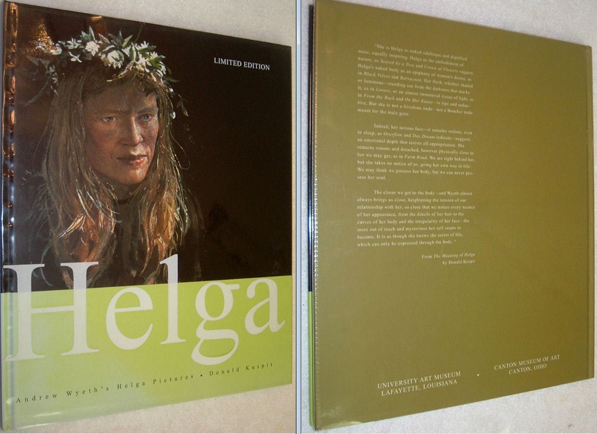 Andrew Wyeth's Helga by Donald Kuspit Limited Edition As New 2004