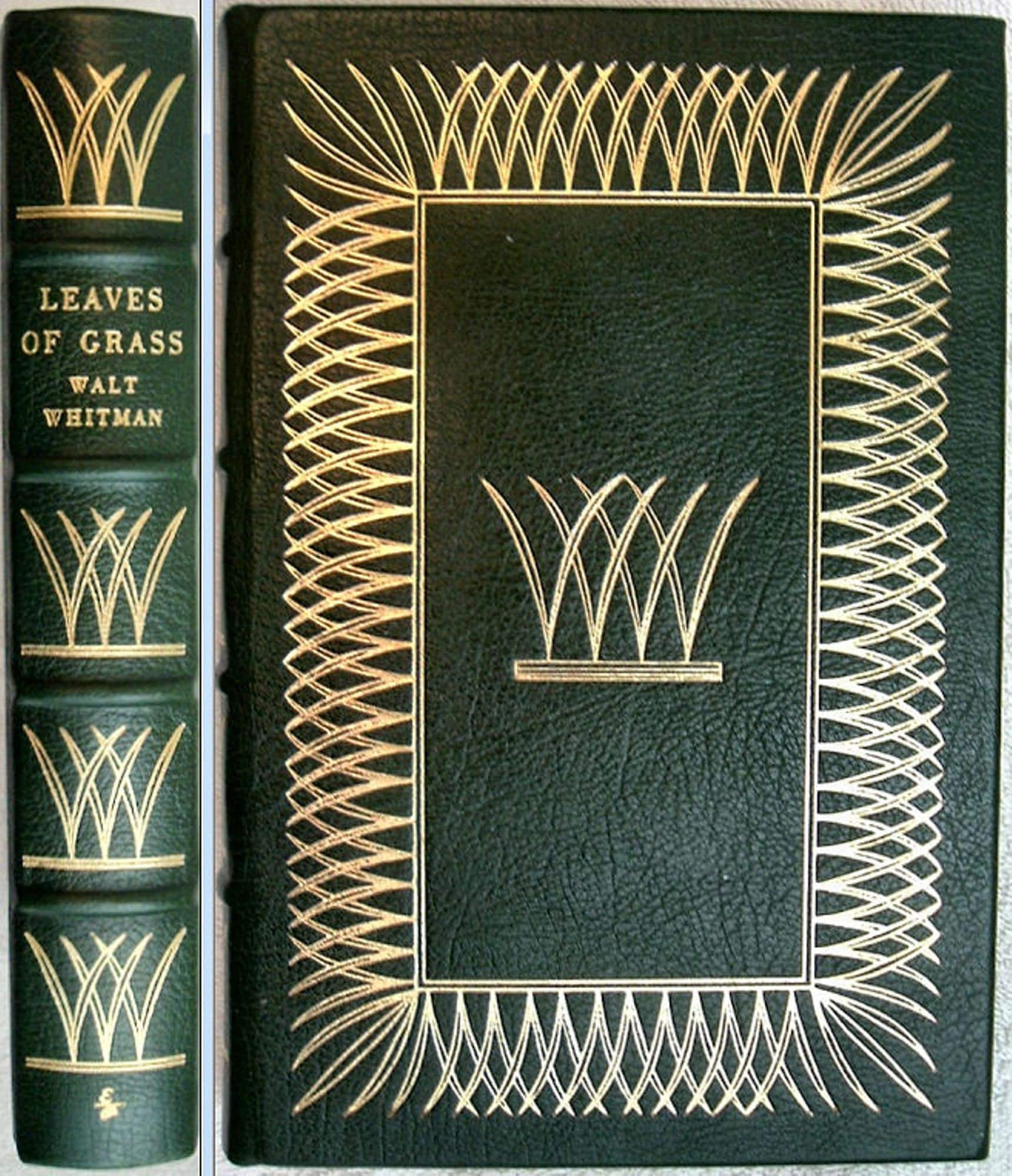 LEAVES OF GRASS by Walt Whitman Easton Press Full Leather Edition 1977