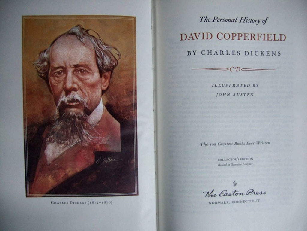 DAVID COPPERFIELD by Charles Dickens Easton Press Leather 1979