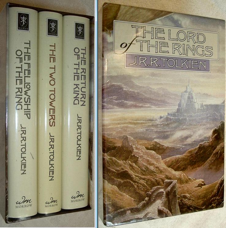 The LORD Of The RINGS 3 Volume Set by JRR Tolkien in Slipcase New Sealed