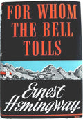 For WHOM The BELL TOLLS by Ernest Hemingway First Edition with Publisher's "A" 1940