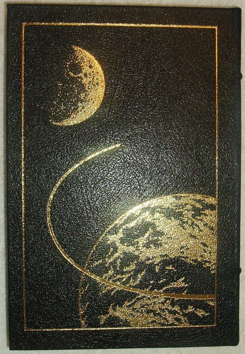 From The EARTH To The MOON by Jules Verne Easton Press Leather As New 1970