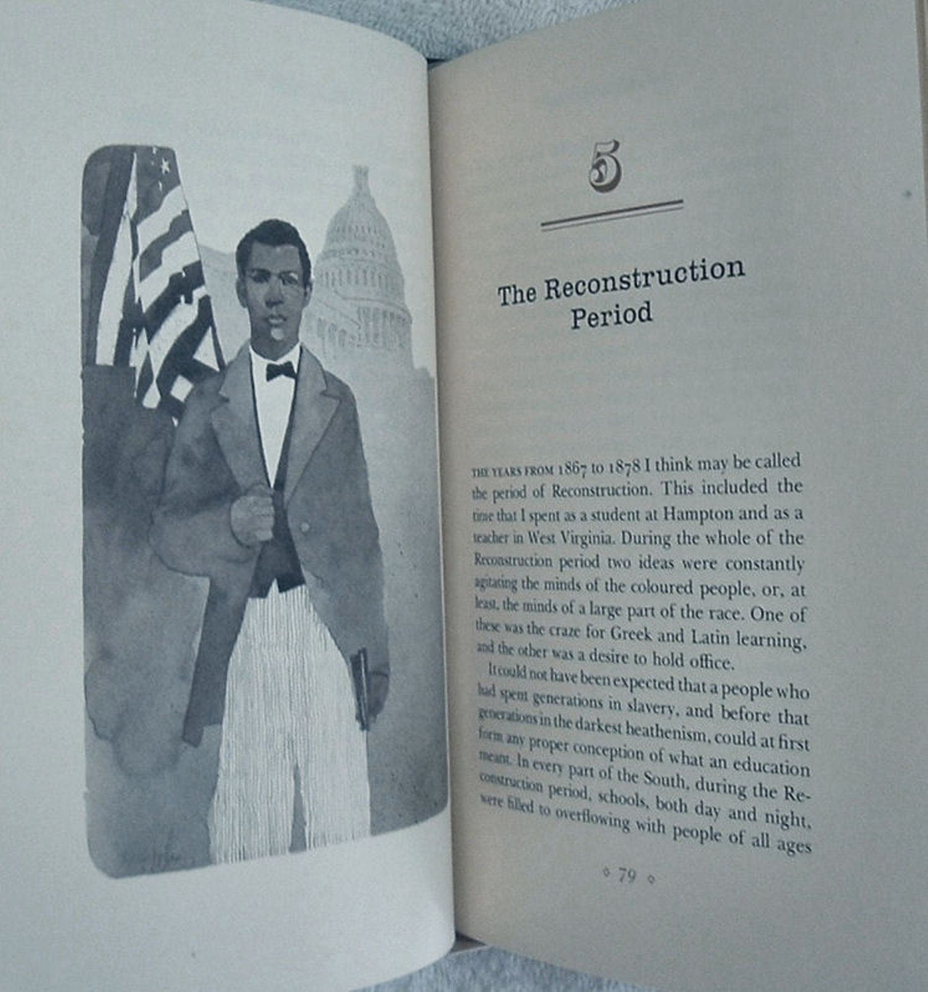 UP FROM SLAVERY by Booker T. Washington Franklin Library Full Leather 1977