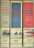 The CIVIL WAR A Narrative by Shelby Foote 3 Volume Set Random House Early Printings