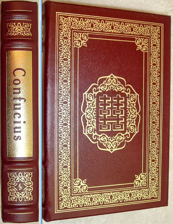 CONFUCIUS The Man and the Myth by H.G. Creel Easton Press Leather As New 1994