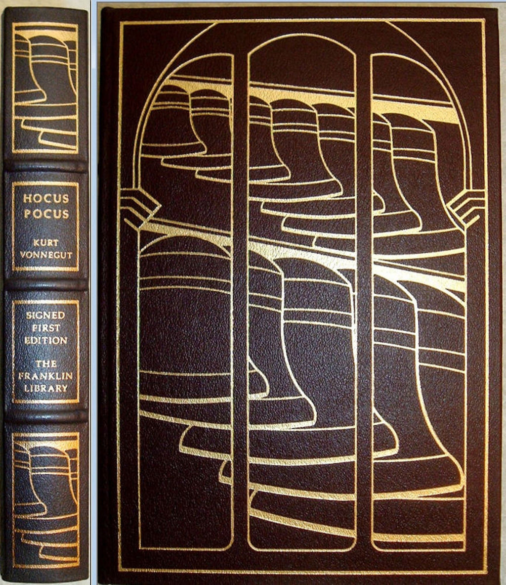 HOCUS POCUS by Kurt VONNEGUT Franklin Library Signed by Author First Edition 1990
