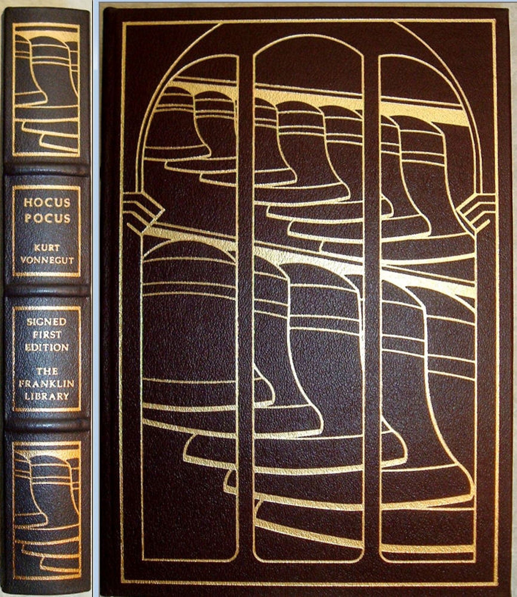 HOCUS POCUS by Kurt VONNEGUT Franklin Library Signed by Author First Edition 1990