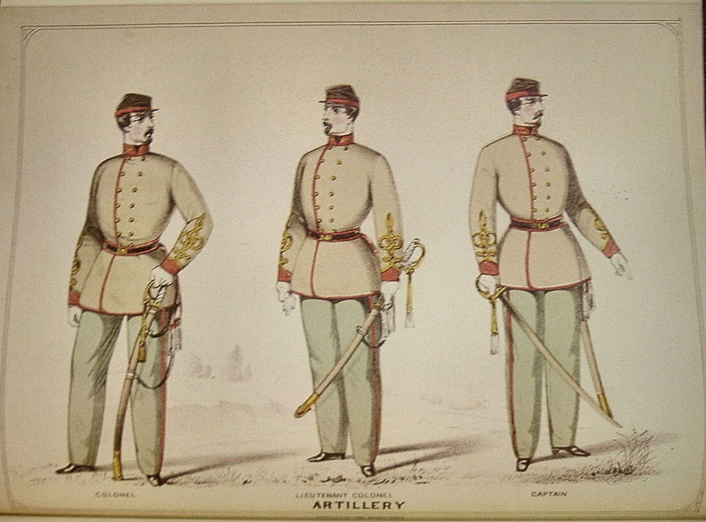 UNIFORM And DRESS of the ARMY of the Confederate States Easton Press 1861 Reprint