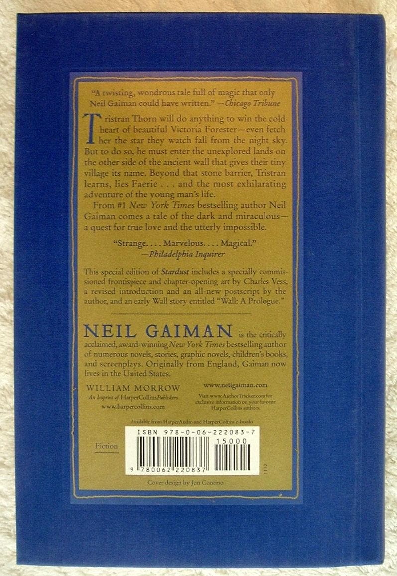 STARDUST by Neil Gaiman Signed Limited Numbered Edition with Slipcase