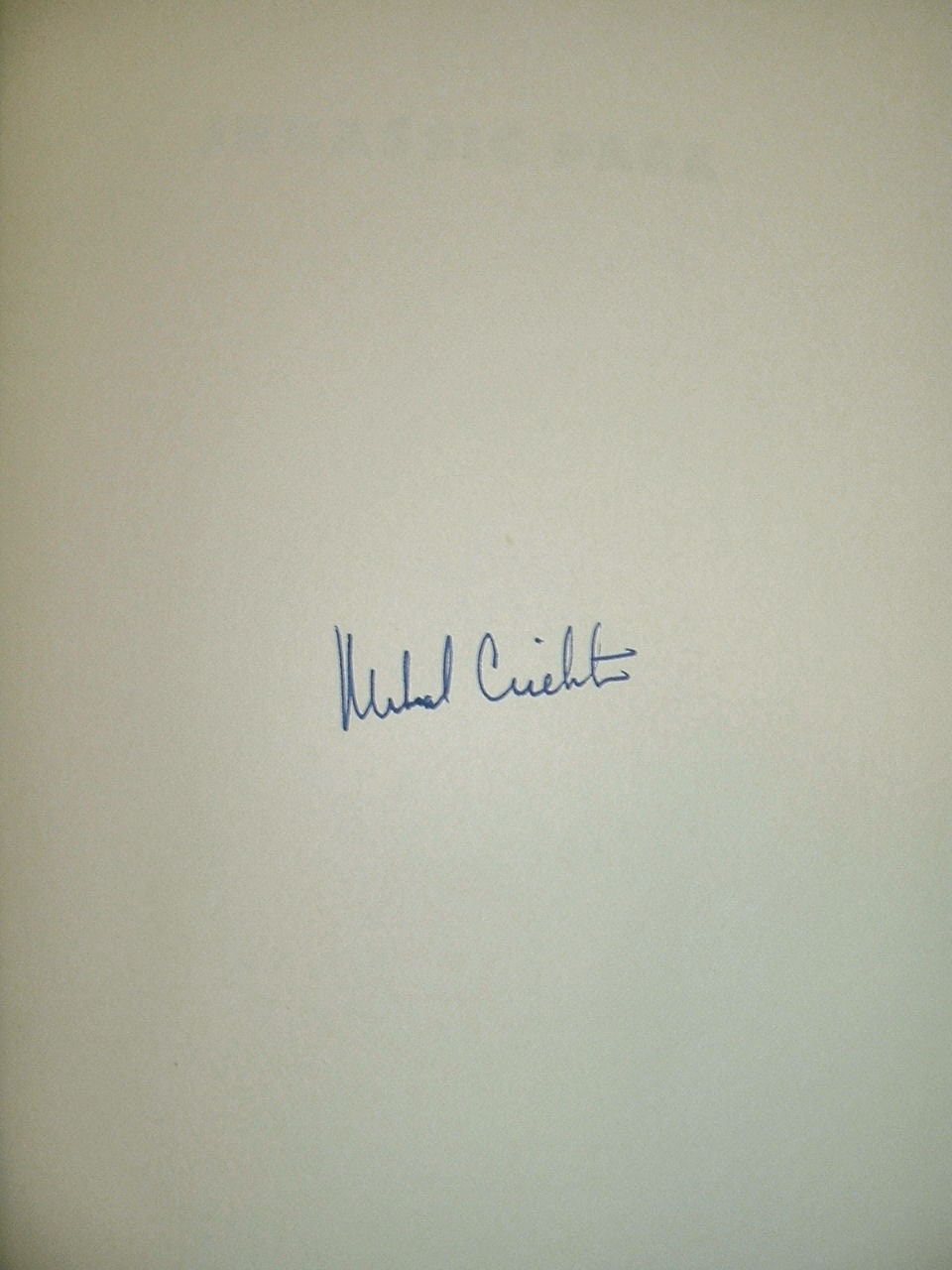 JURASSIC PARK by Michael Crichton Franklin Library Signed First Edition As New 1990