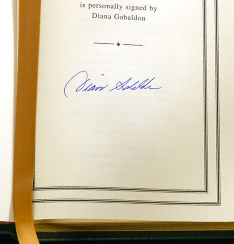 A BREATH Of SNOW And ASHES by Diana Gabaldon Easton Press Signed New Sealed