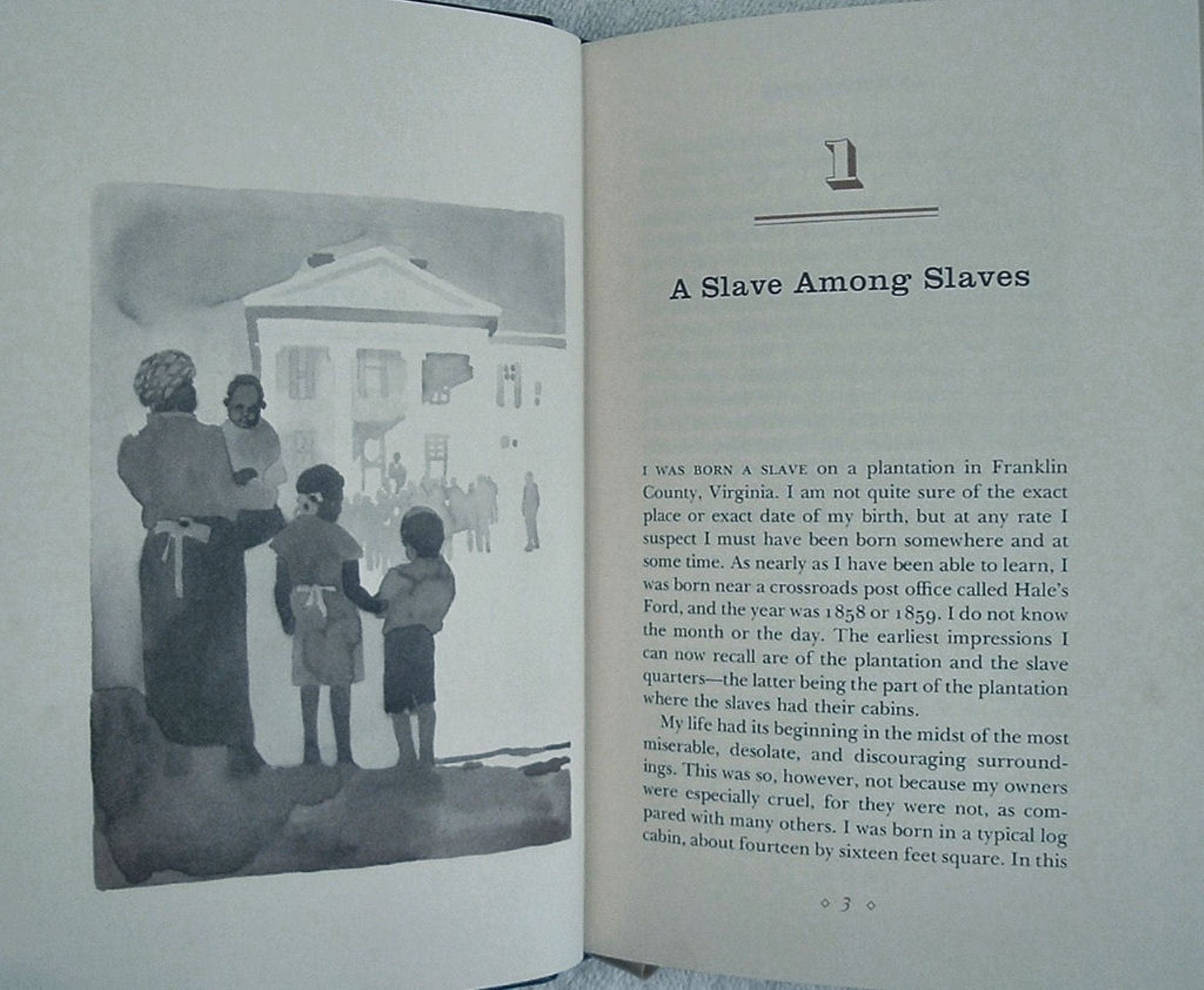 UP FROM SLAVERY by Booker T. Washington Franklin Library Full Leather 1977