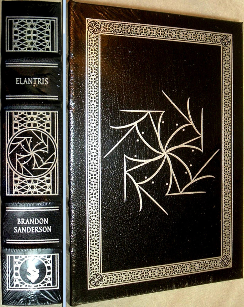ELANTRIS by Brandon Sanderson Full Leather 10th Anniversary Edition Signed New Sealed In Box
