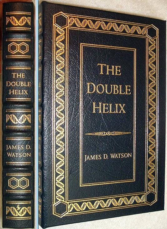 THE DOUBLE HELIX by James Watson Easton Press Limited Edition Signed 1996