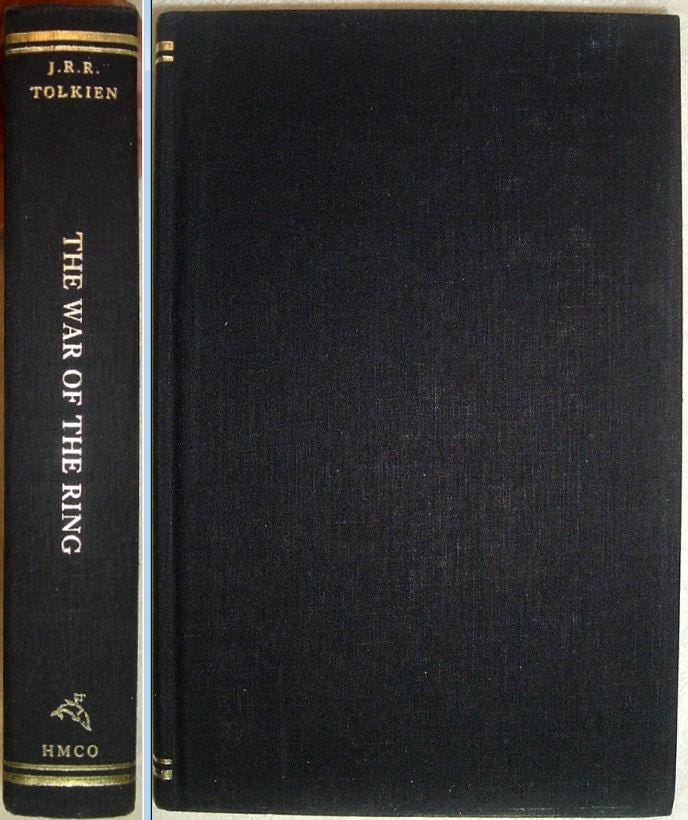 The War Of The Ring Volume VIII by JRR Tolkien First Edition 1990