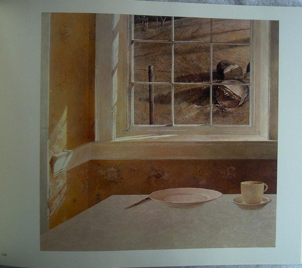 Andrew Wyeth Art Book: First Edition, 1968, Color Prints