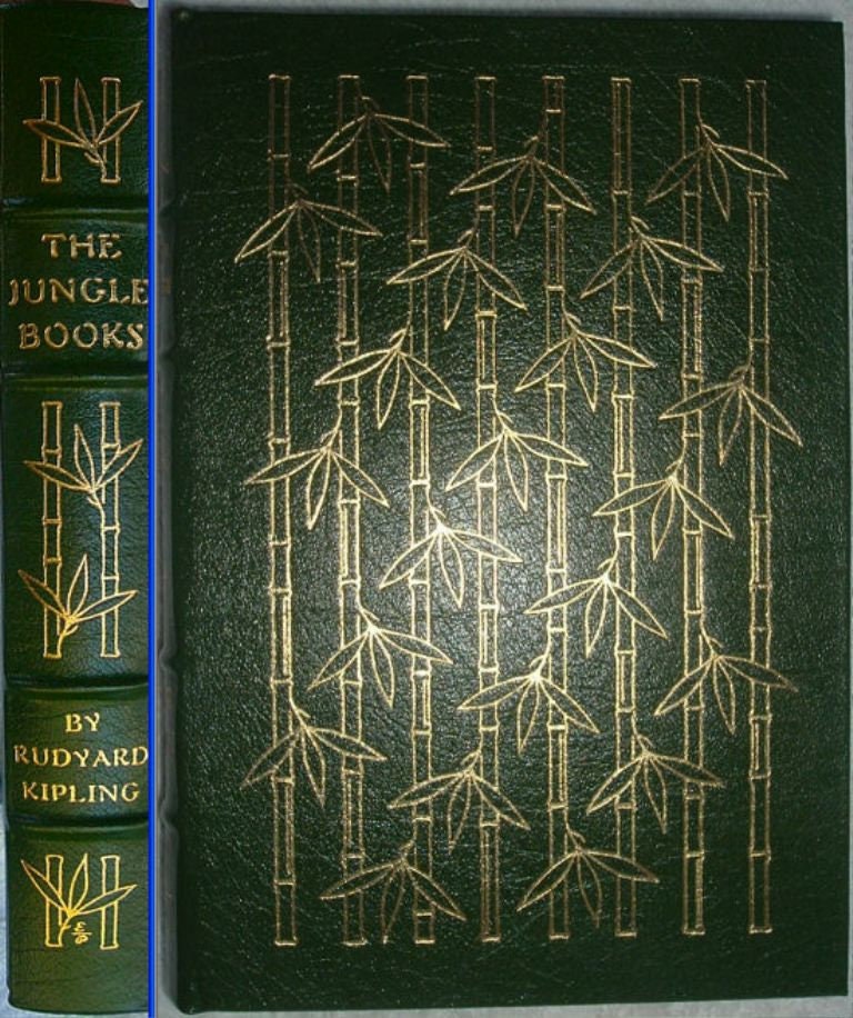 The JUNGLE BOOKS by Rudyard Kipling Easton Press Leather 1980