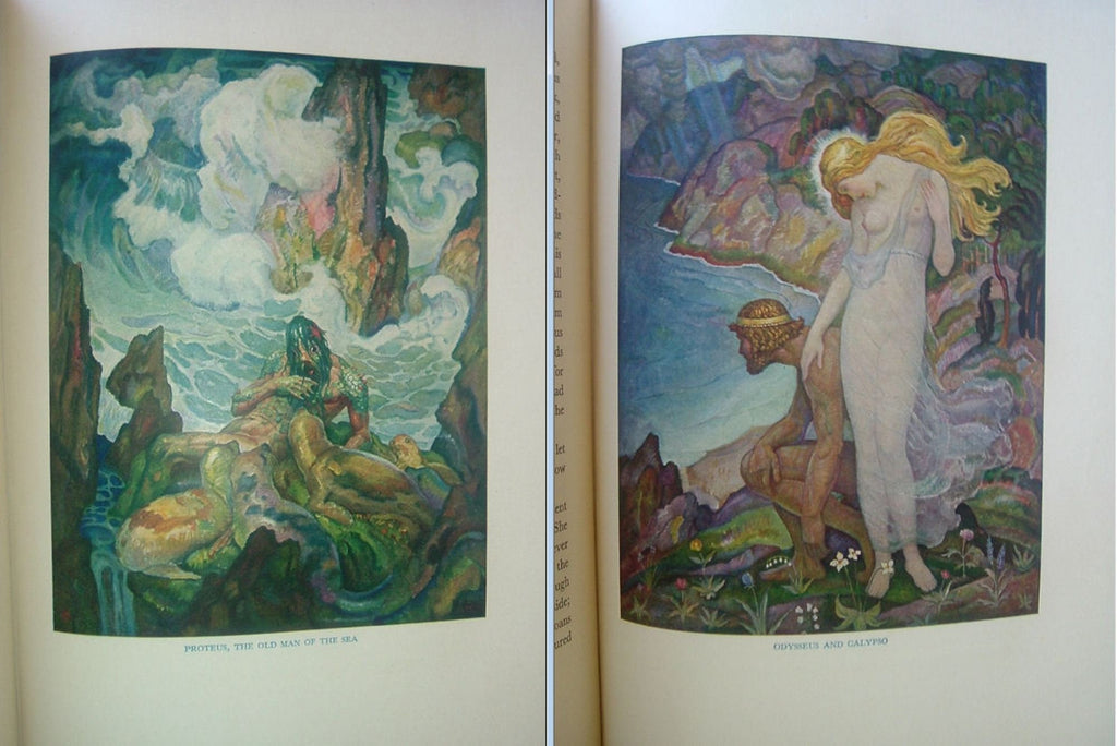 The Odyssey of Homer: 1929 First Edition, N.C. Wyeth Illustrations