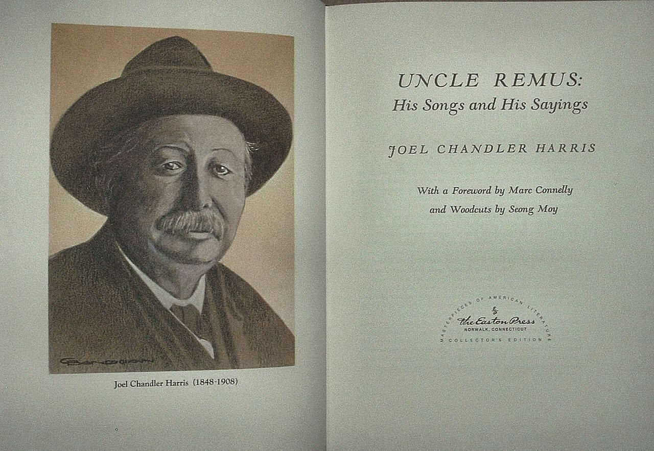Uncle Remus: His Songs and Sayings - Easton Press Leather Collector's Edition