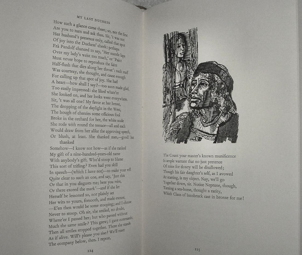 The POEMS of ROBERT BROWNING Easton Press Leather As New 1979