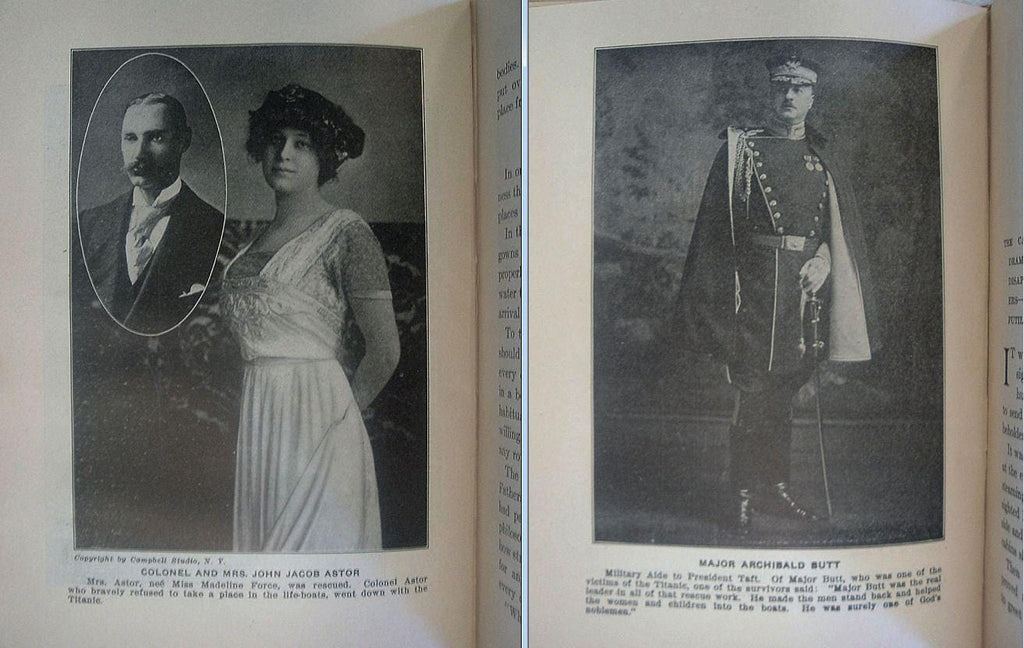 The SINKING Of The TITANIC First Hand Accounts by Survivors First Edition 1912