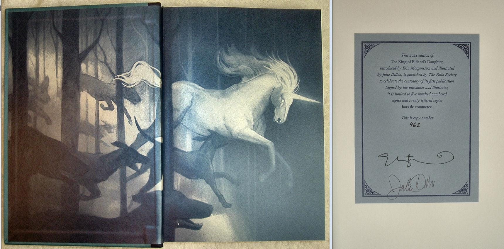 The King Of ELFLAND'S DAUGHTER by Lord Dunsany Folio Society Illustrated
