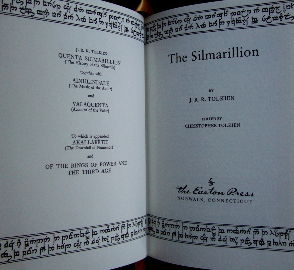 THE SILMARILLION by J.R.R. Tolkien Easton Press Leather Brand New Sealed