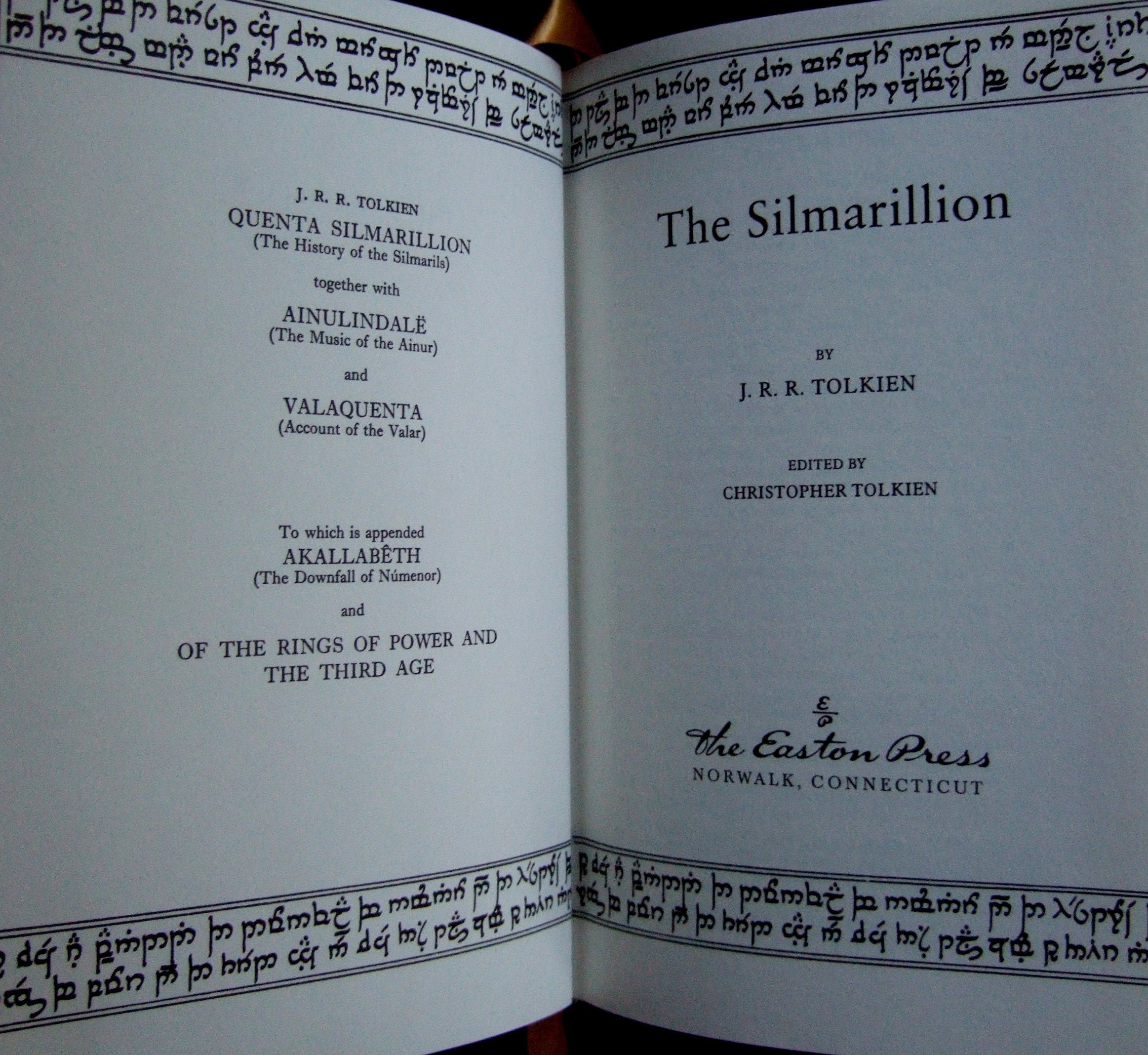 THE SILMARILLION by J.R.R. Tolkien Easton Press Leather Brand New Sealed