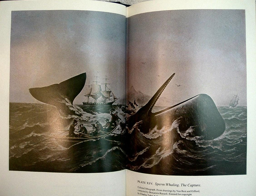 MOBY DICK or The Whale by Herman Melville Oxford University Press Leather 1981