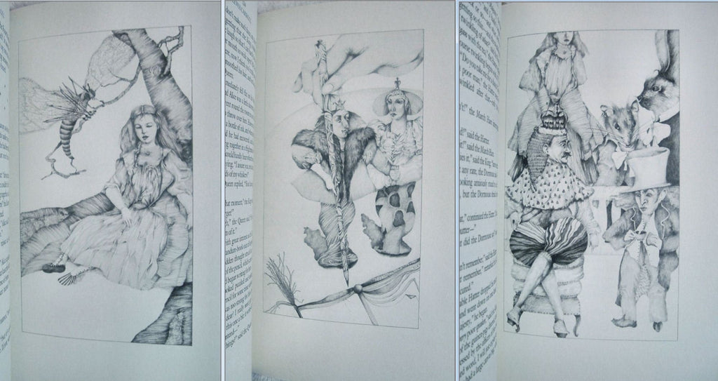 ALICE'S Adventure In WONDERLAND and THROUGH the Looking Glass Franklin Library 1983