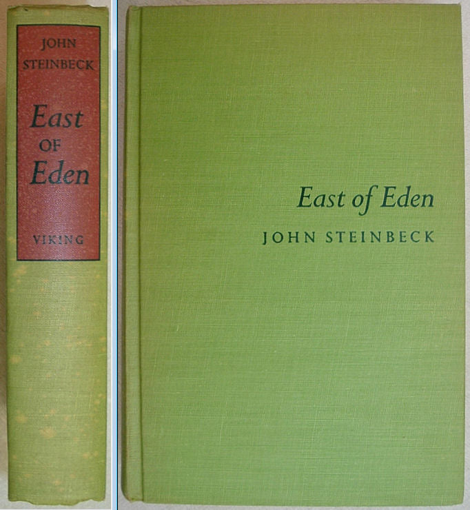EAST OF EDEN by John Steinbeck Viking Press True 1st Edition with Typo 1952