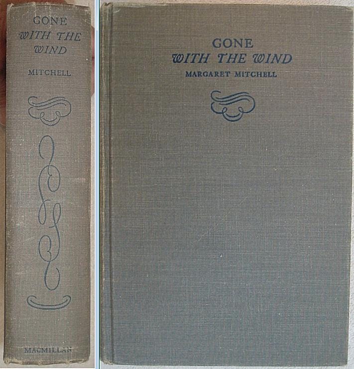 GONE WITH The WIND by Margaret Mitchell May 1936 First Edition