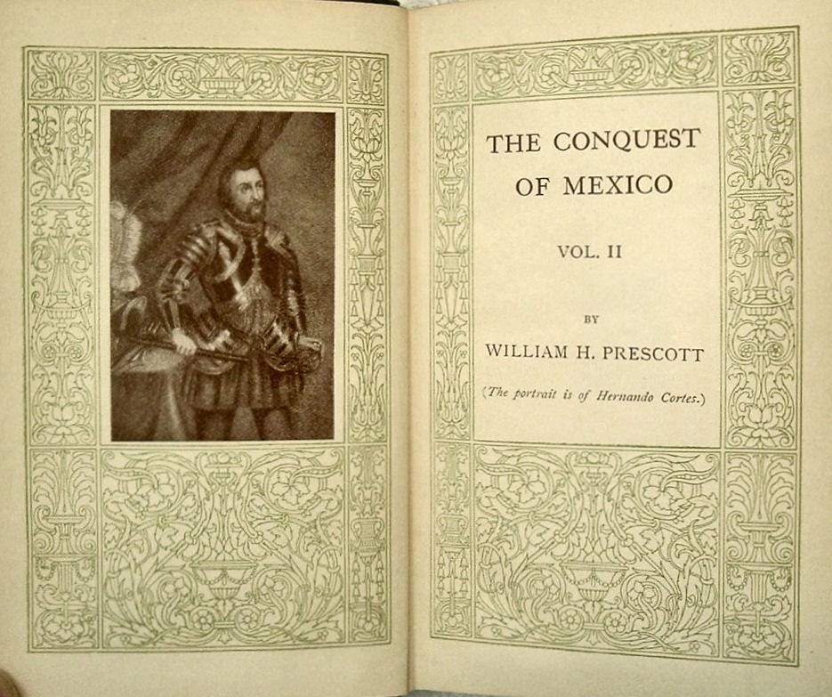 The CONQUEST OF MEXICO by William Prescott Oxford University Press 2 Volume Set 1915
