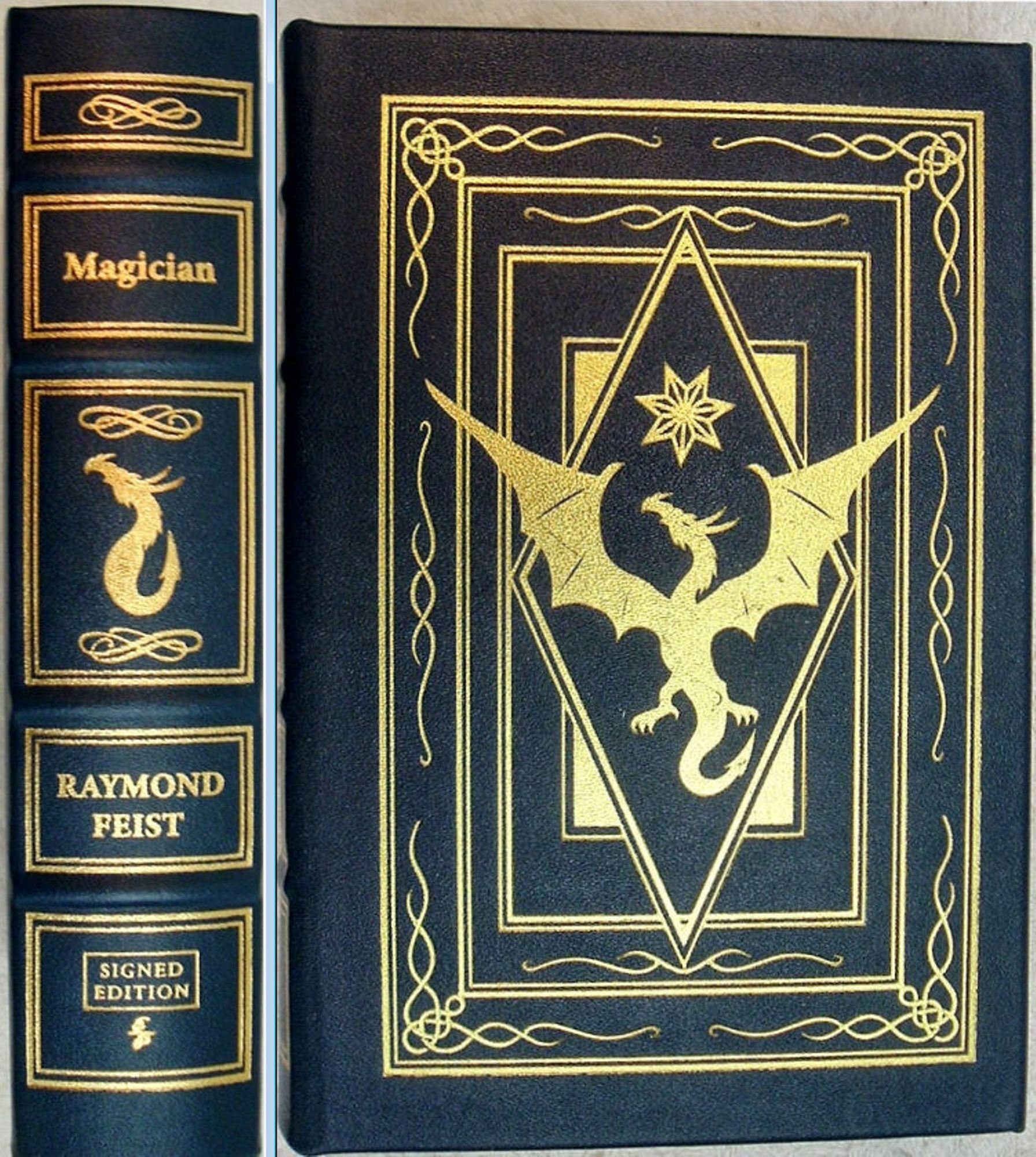 MAGICIAN by Raymond Feist Easton Press Signed by Author As New