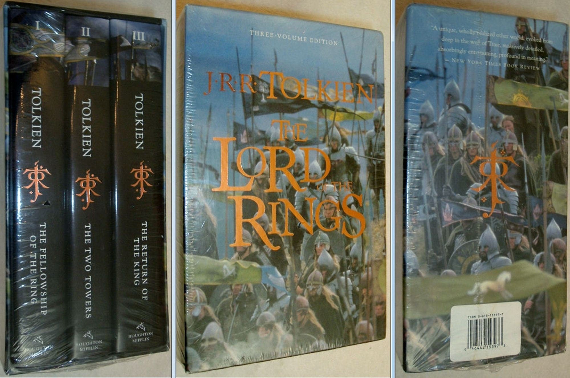 The Lord of the Rings 3-Volume Set: Movie Edition with Slipcase New