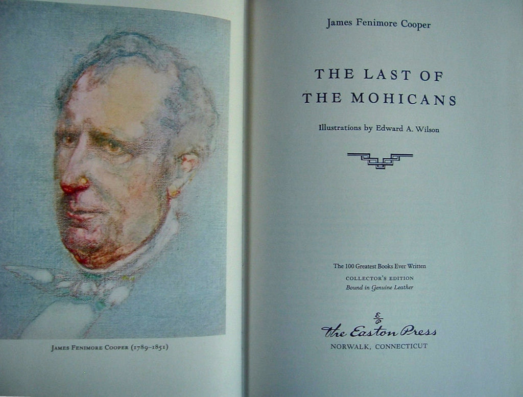 The LAST Of The MOHICANS by James Fenimore Cooper Easton Press Leather 1979