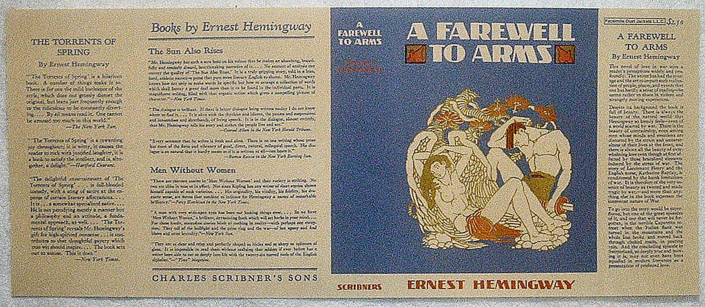 A FAREWELL to ARMS by Ernest Hemingway 1st Edition 1st Print No Disclaimer 1929