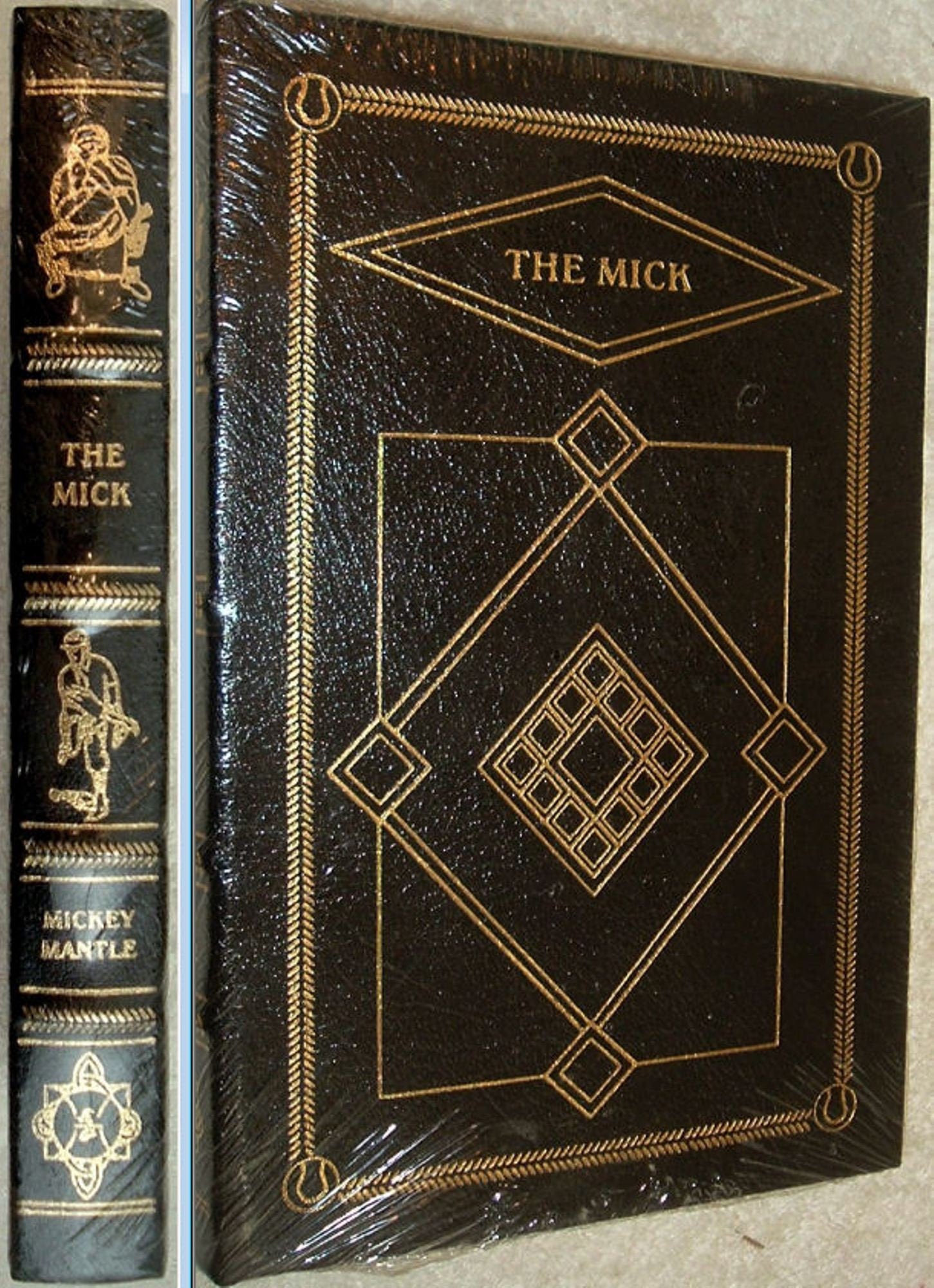 THE MICK by Micky Mantle Easton Press Leather New Sealed 1996