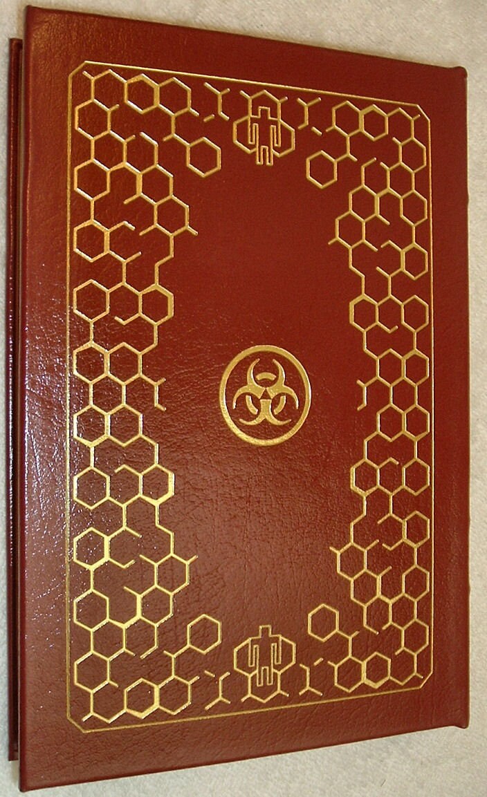 The ANDROMEDA STRAIN by Michael Crichton Easton Press Leather Signed 211 of Only 500